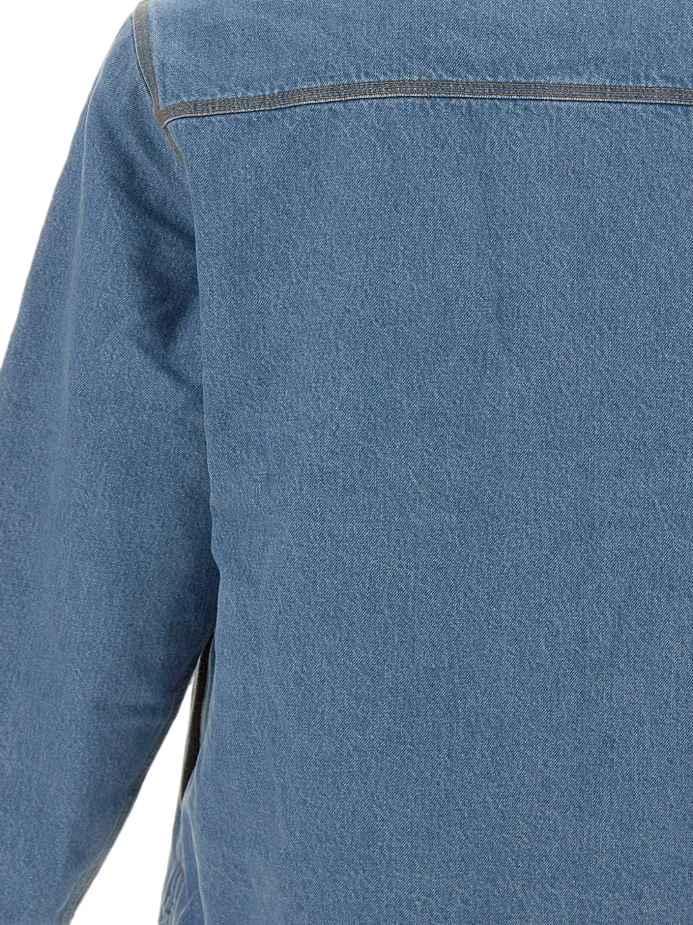 Filson Denim jack met fleece voering Blauw
