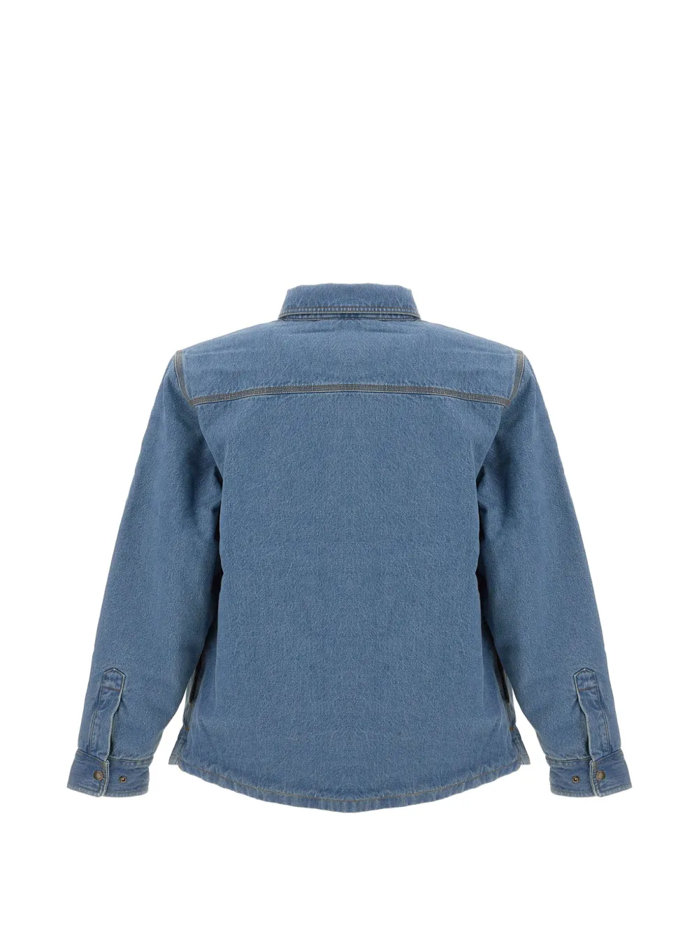 Filson Denim jack met fleece voering Blauw