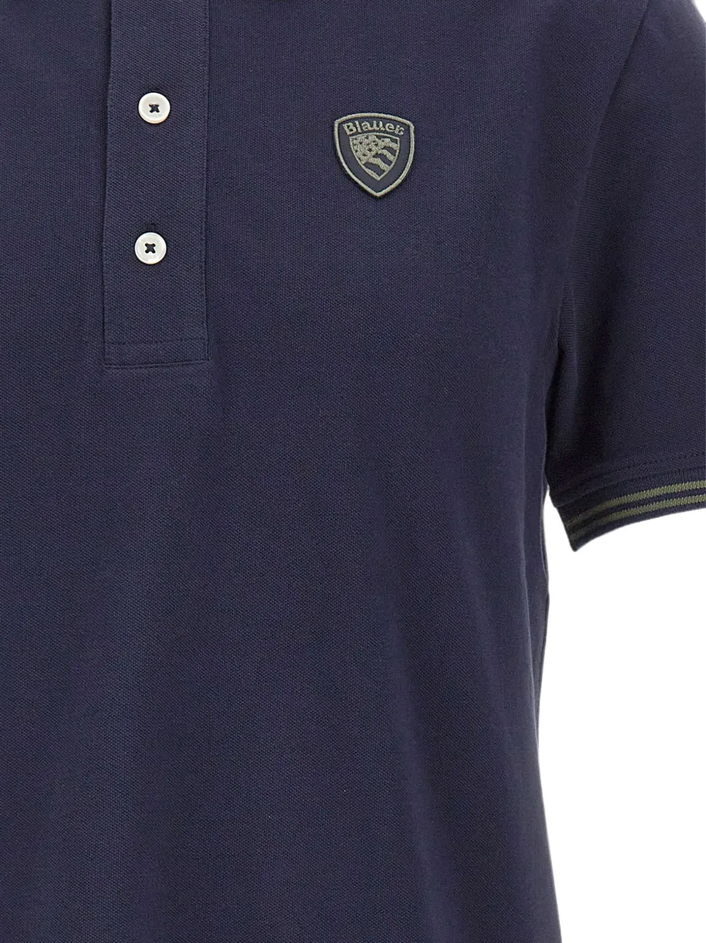Blauer Oakland poloshirt Blauw