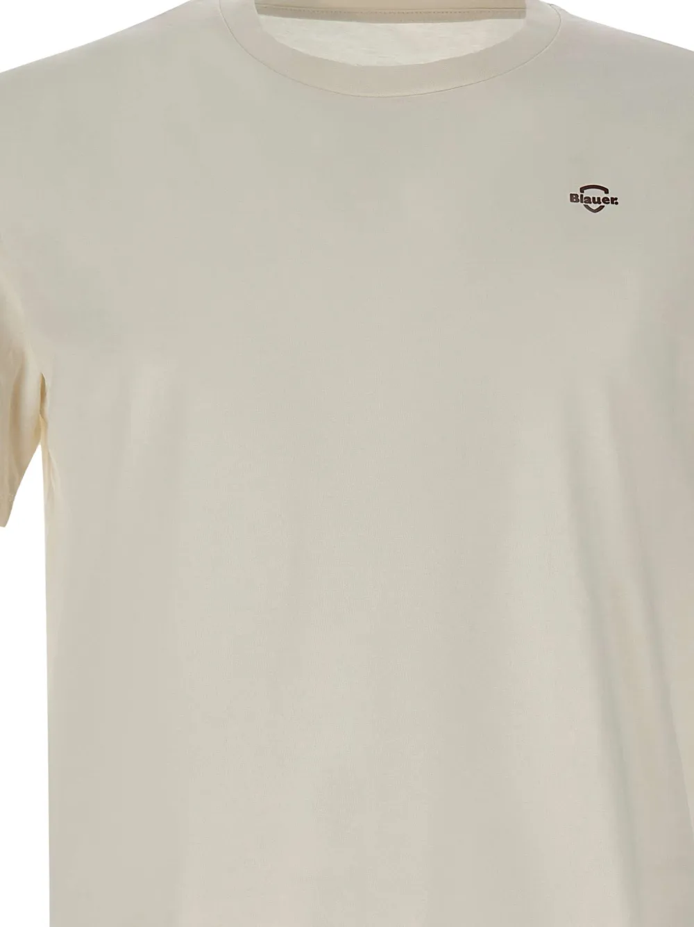 Blauer logo-print T-shirt Beige