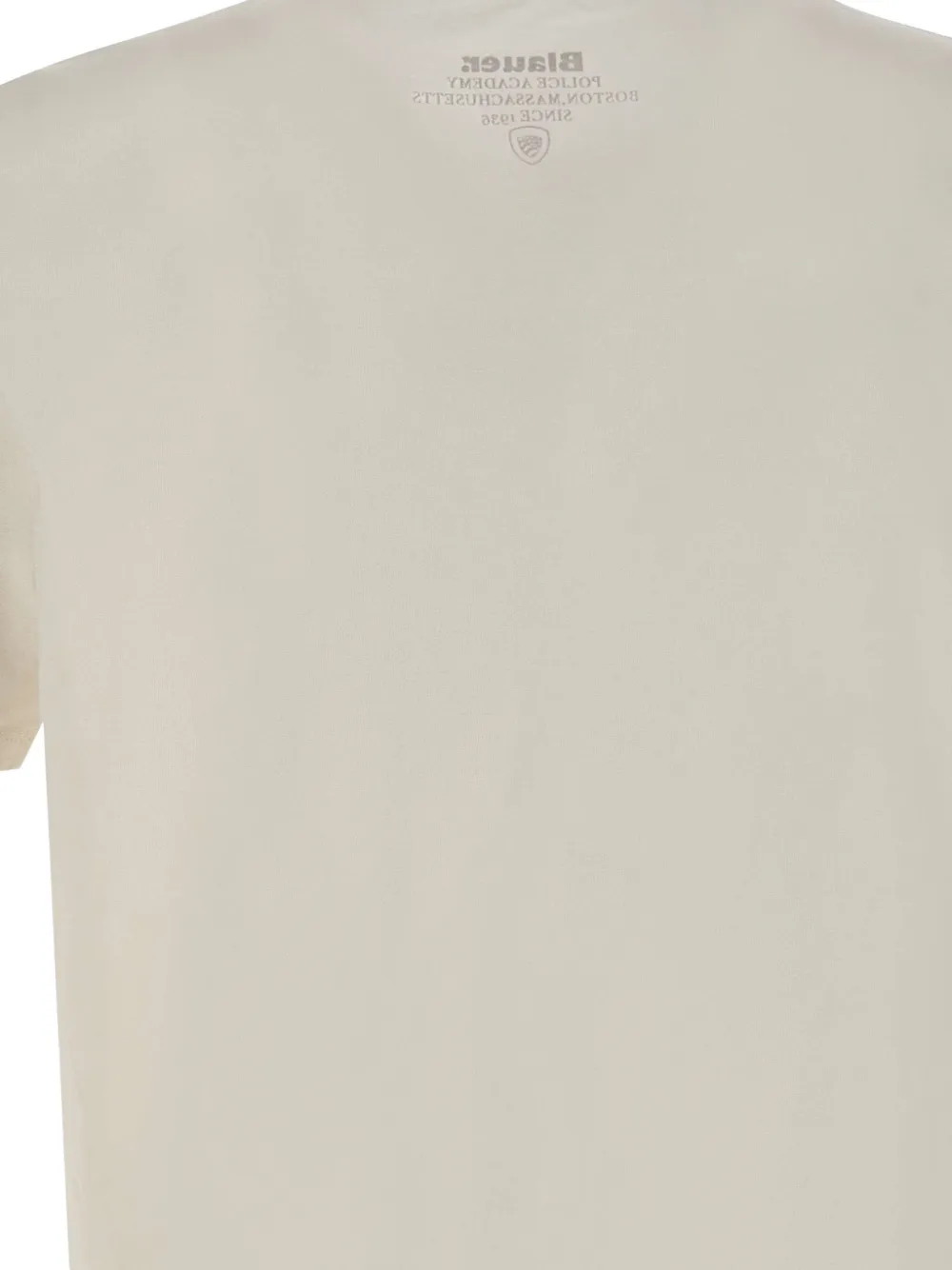 Blauer logo-print T-shirt Beige