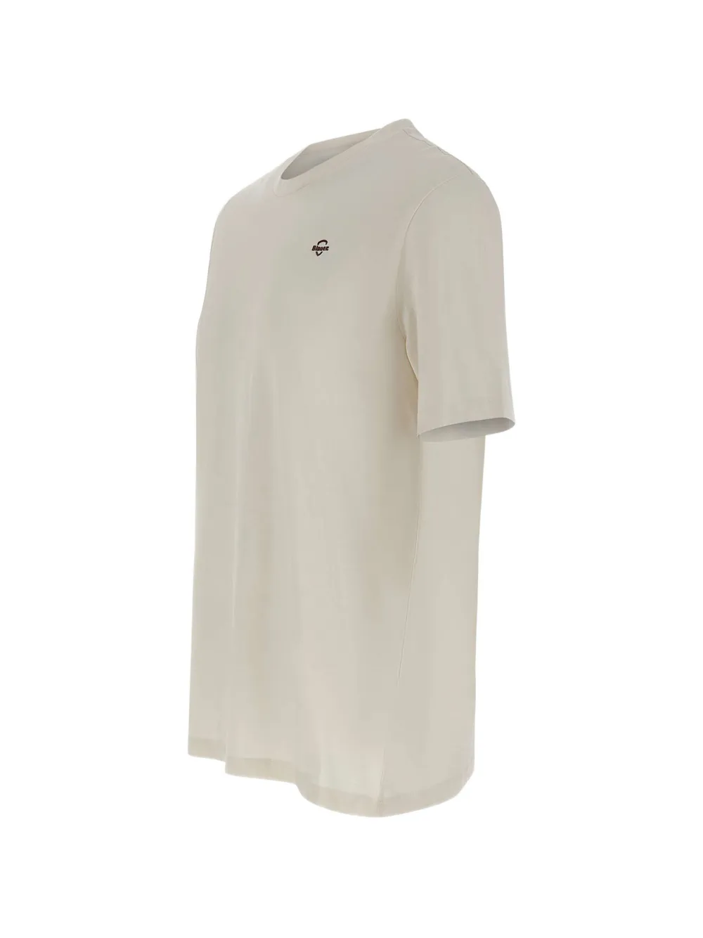 Blauer logo-print T-shirt Beige