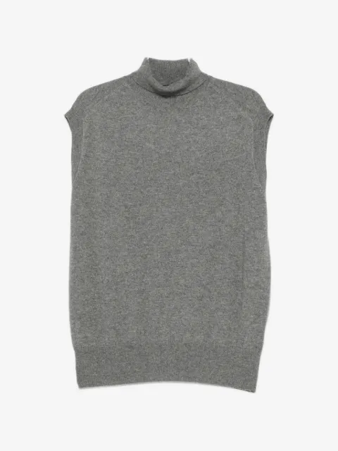 Sofie D'hoore roll-neck sleeveless vest