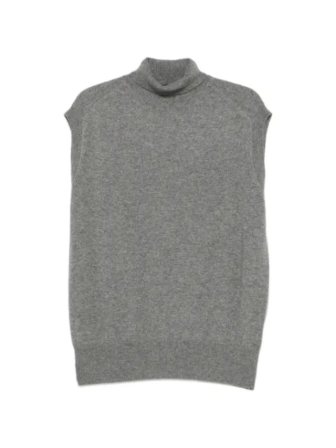 Sofie D'hoore roll-neck sleeveless vest