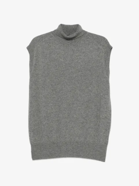 Sofie D'hoore roll-neck sleeveless vest