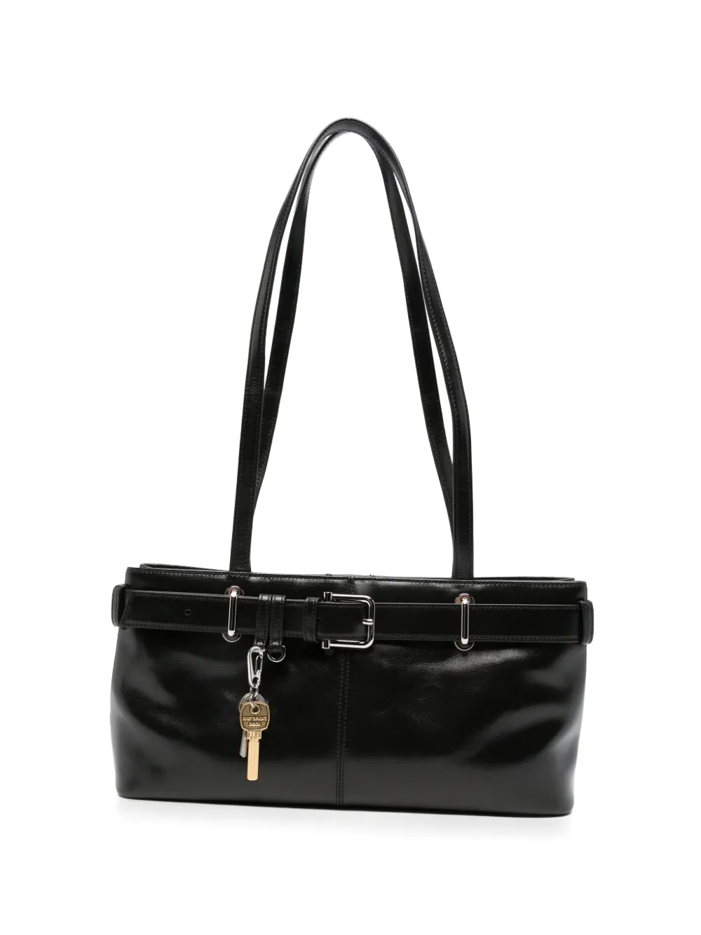 Osoi Brocle buckle-detail key-charm shoulder bag - Nero
