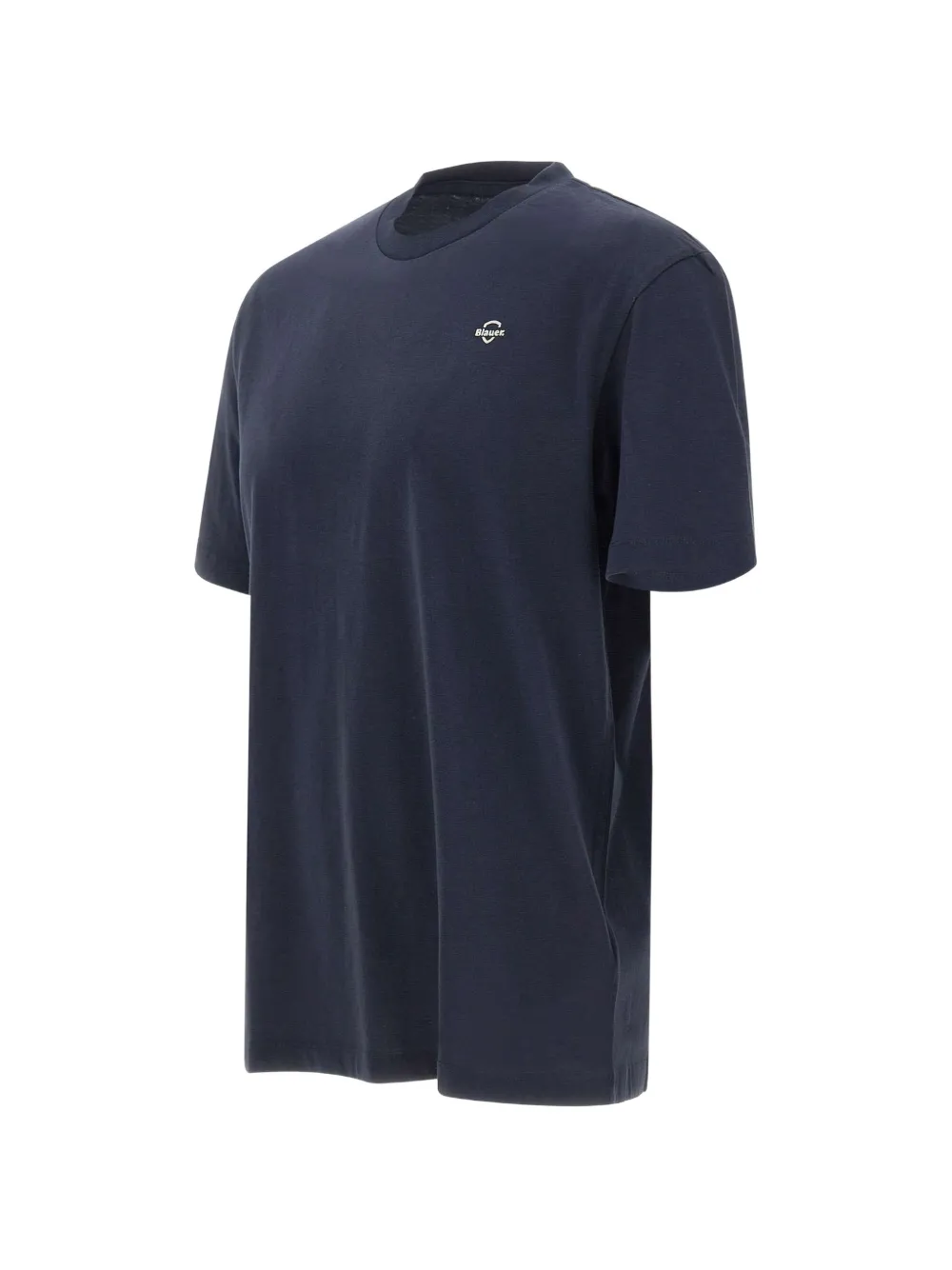 Blauer logo-print T-shirt Blauw