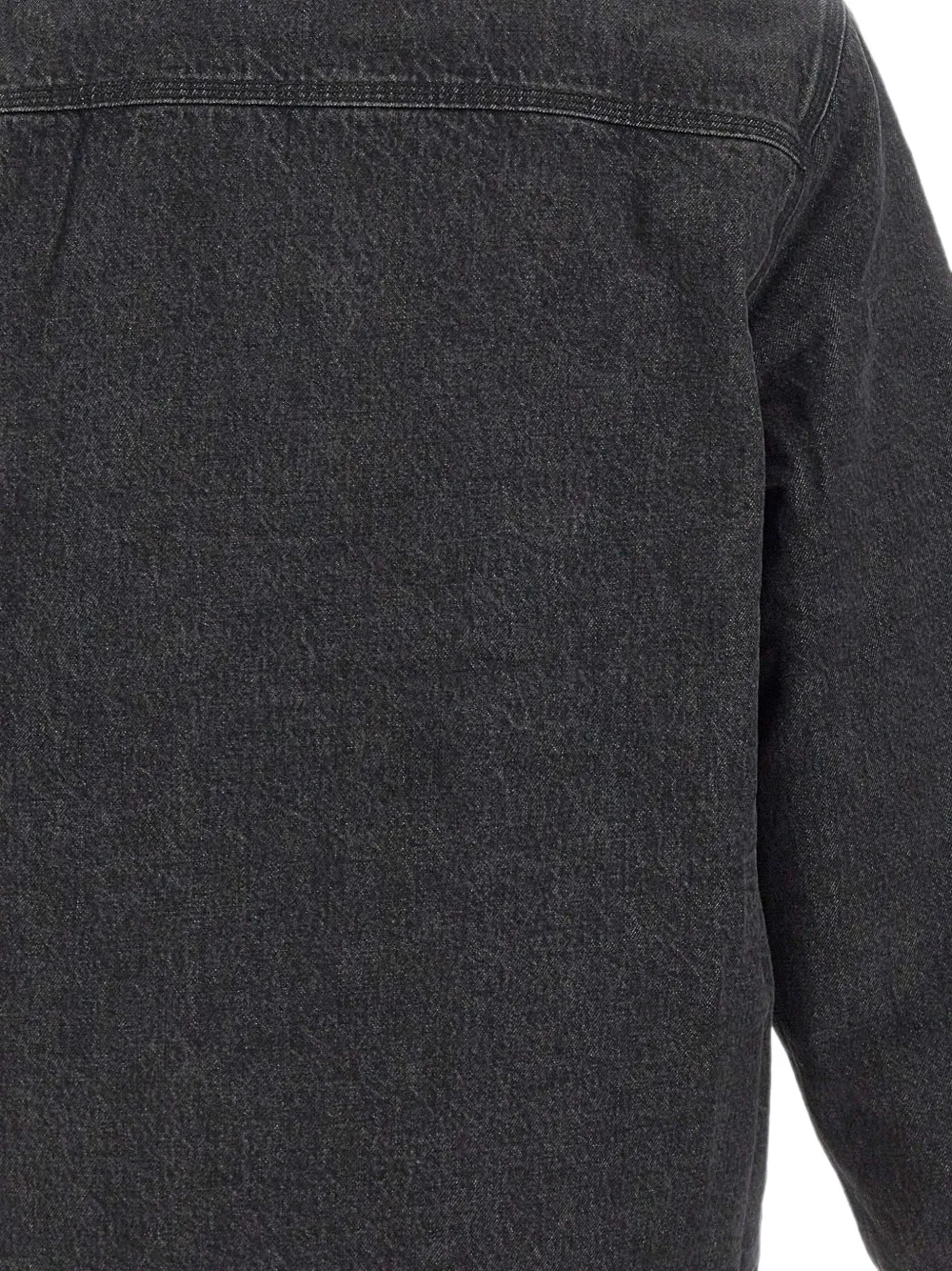 Filson Denim jack met fleece voering Zwart
