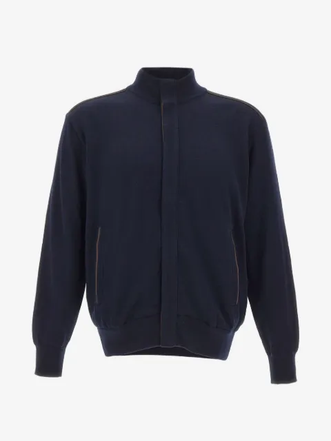 Paul & Shark Cardigan mit Logo-Stickerei