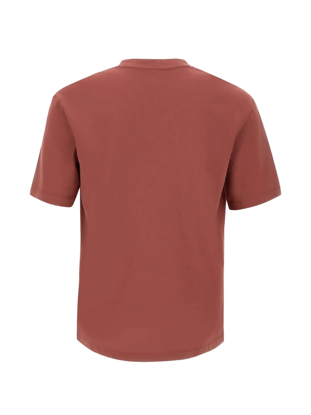 Blauer logo-patch T-shirt Rood