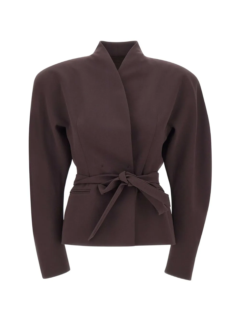 THE ANDAMANE Margaux belted-waist jacket - Violett