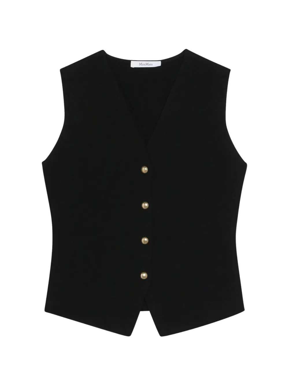 Max Mara viscose crepe yarn gilet