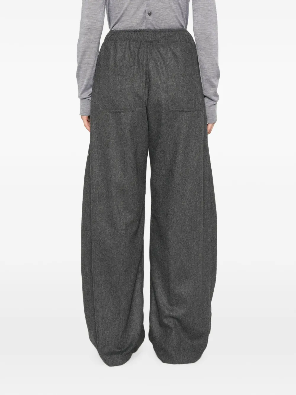 THELATEST Elastische broek Grijs