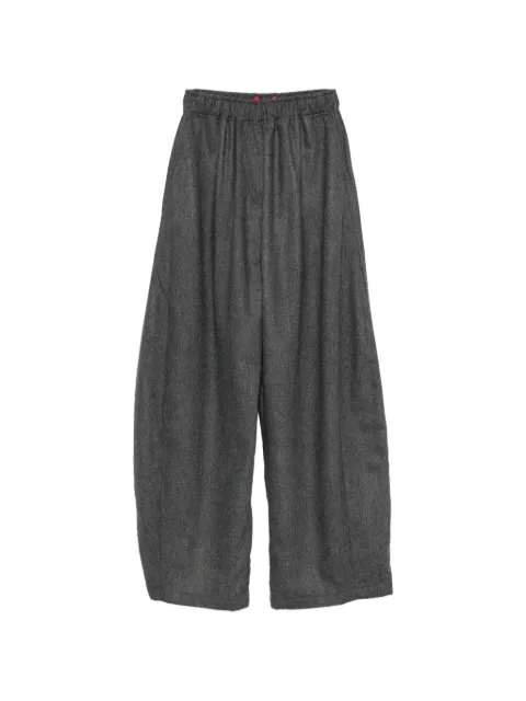THELATEST elasticated wide-leg trousers