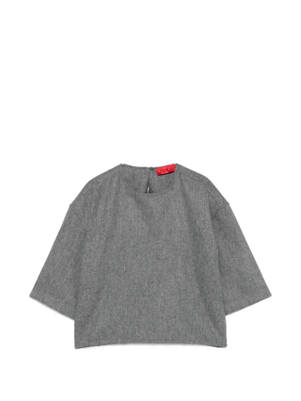THELATEST Dulce round-neck top - Grigio