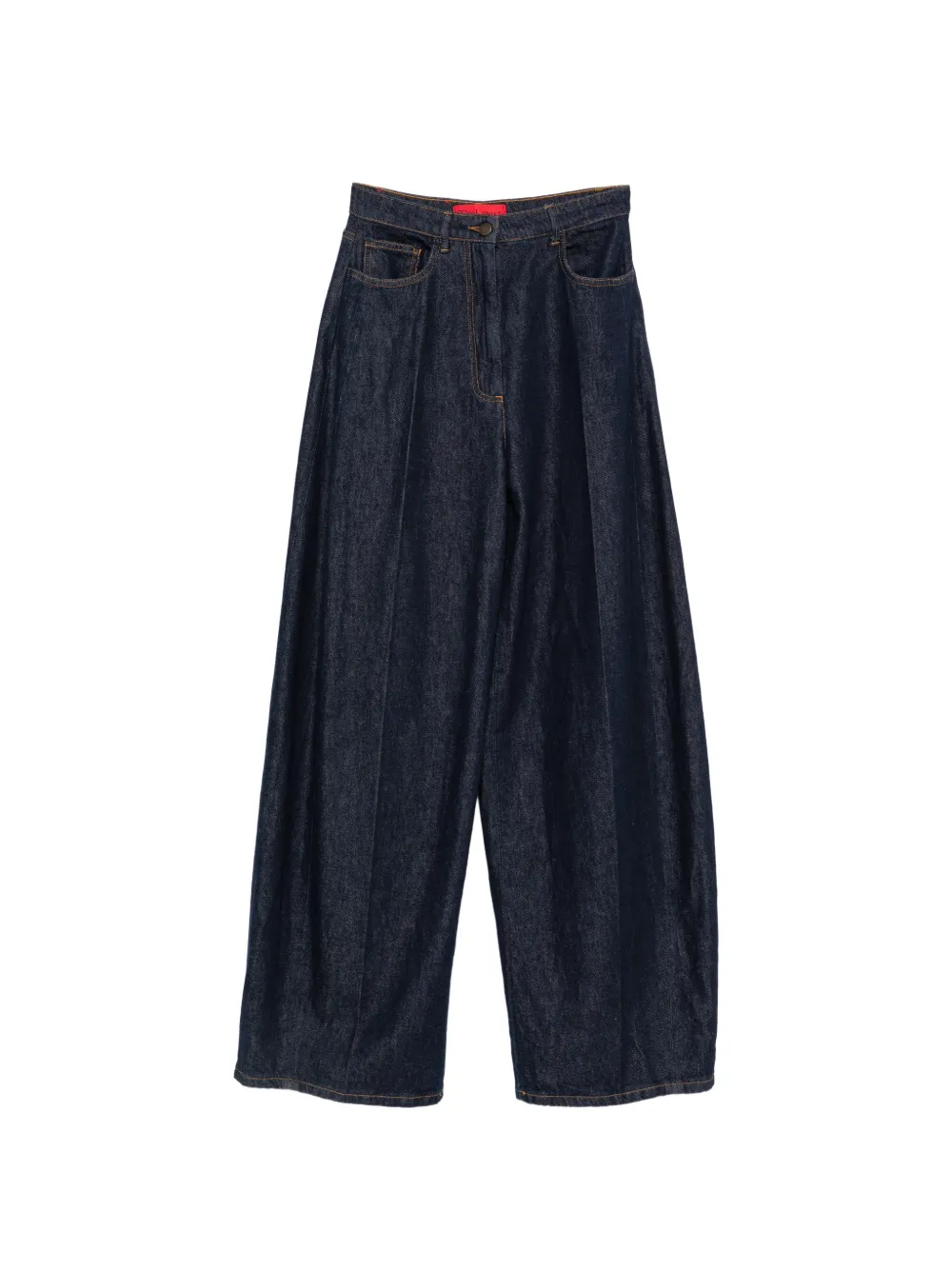 THELATEST pleated-detail wide-leg jeans - Blu