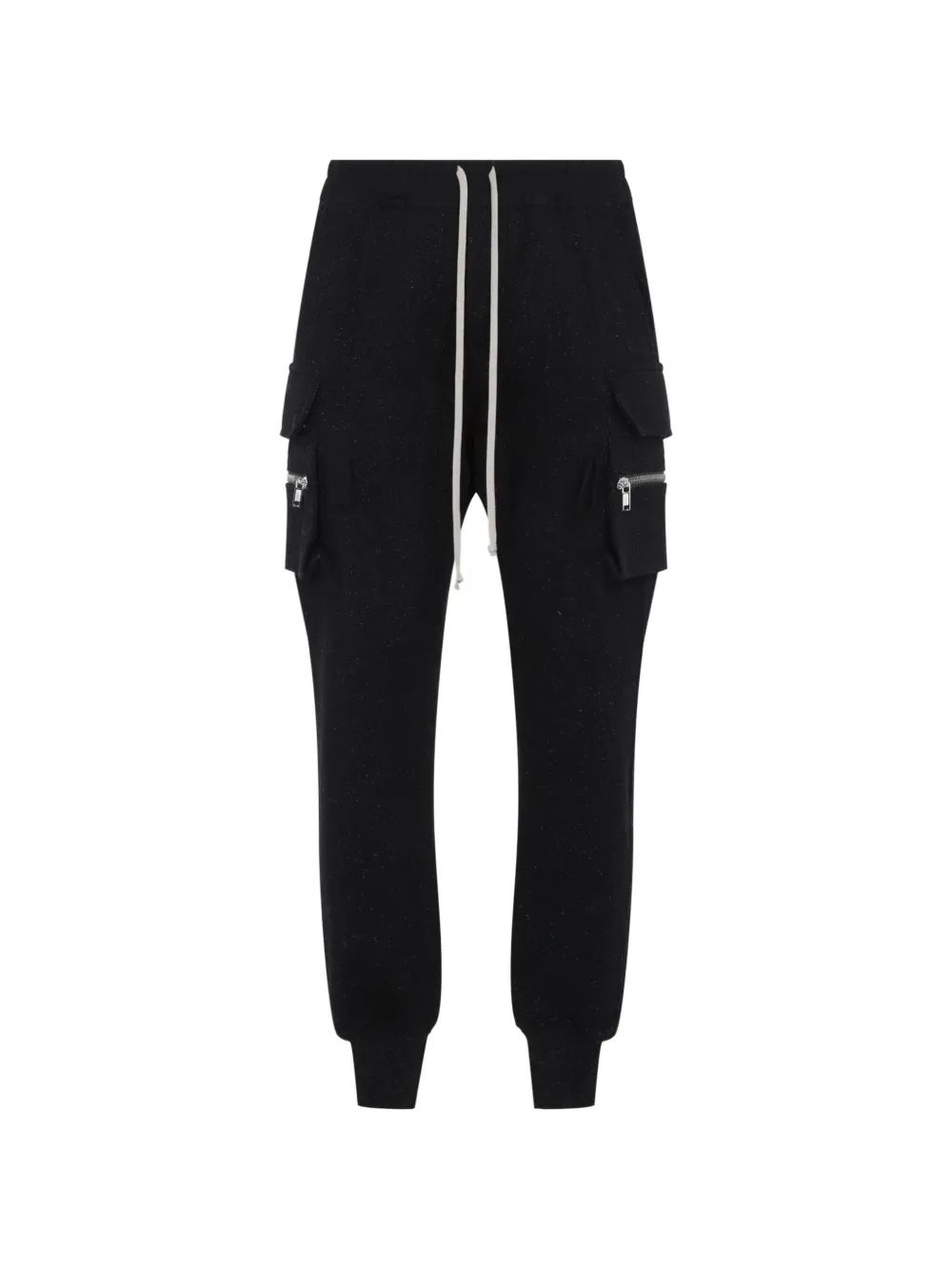 Rick Owens Mastodon drawstring cargo pants - Nero