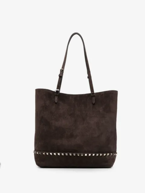 Valentino Garavani Rockstud suede tote bag