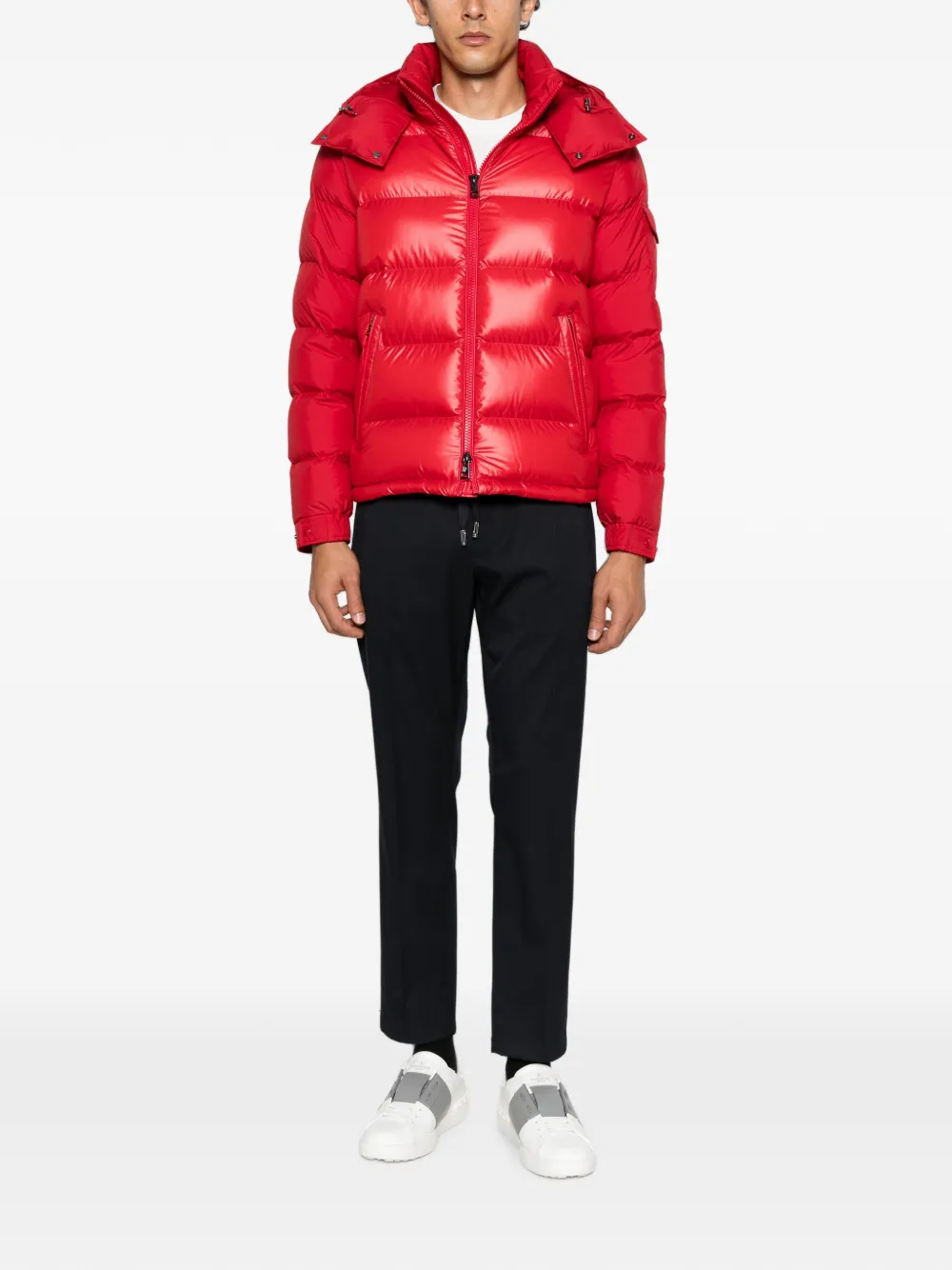 Dolce & Gabbana logo-patch drawstring trousers Blauw