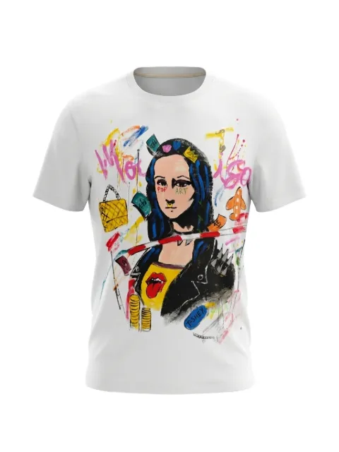 Not Printed Mona Lisa graphic-print T-shirt