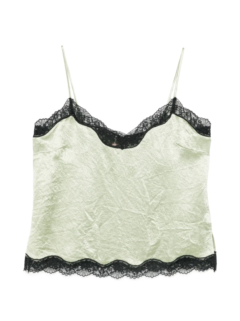 TWINSET lace-trim blouse - Verde