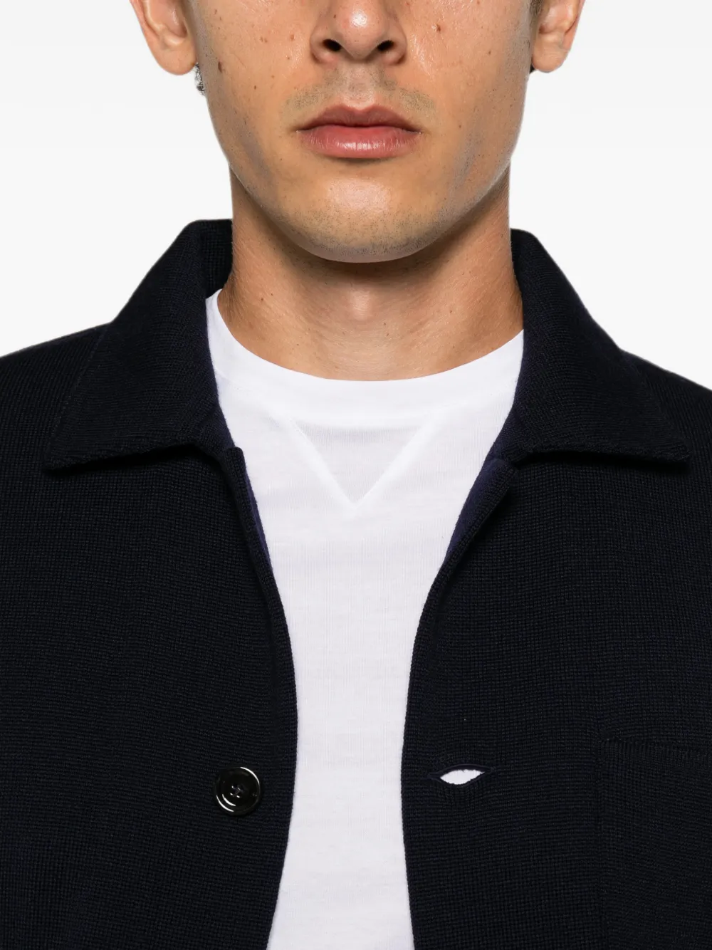 Lardini Jack met opgestikte zak Blauw