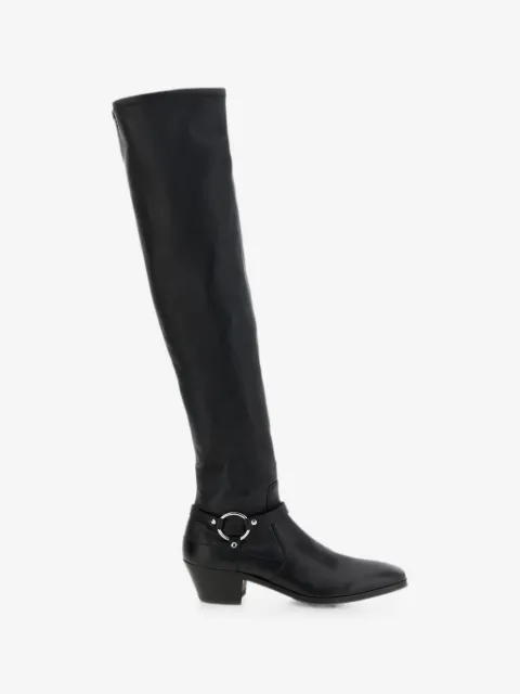 TOM FORD leather Clint thigh-high boots