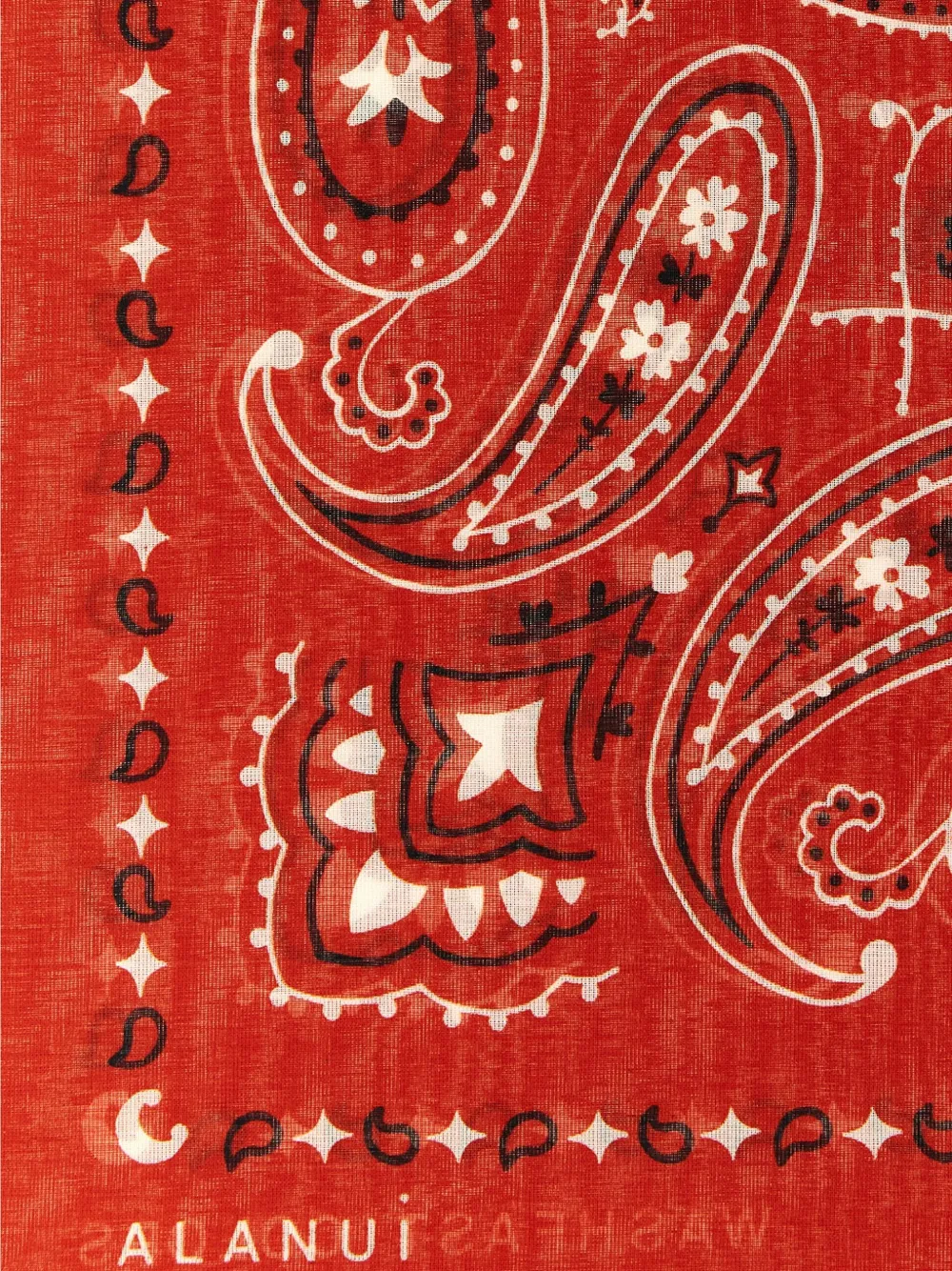Alanui Sjaal met paisley-print Rood