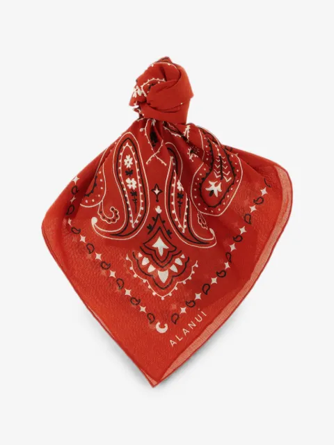 Alanui paisley-print square scarf