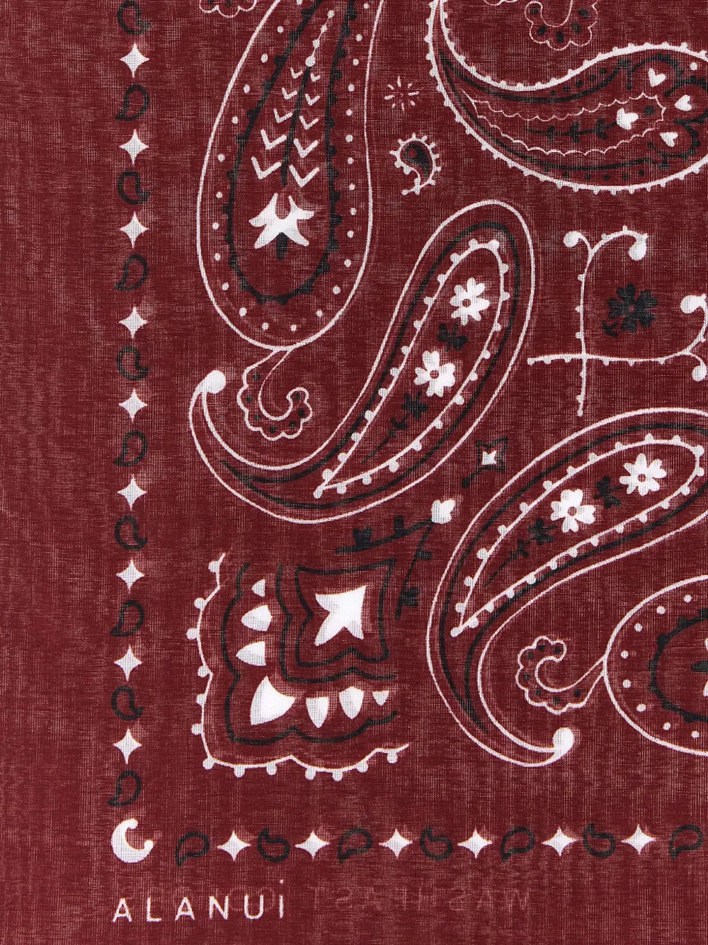 Alanui Sjaal met paisley-print Rood