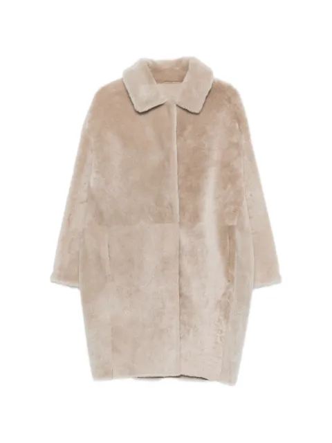 Manzoni 24 single-breasted long-sleeve coat