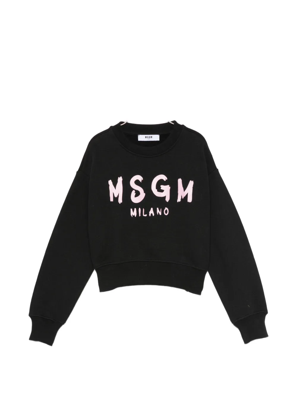 MSGM Kids logo-print sweatshirt - Nero