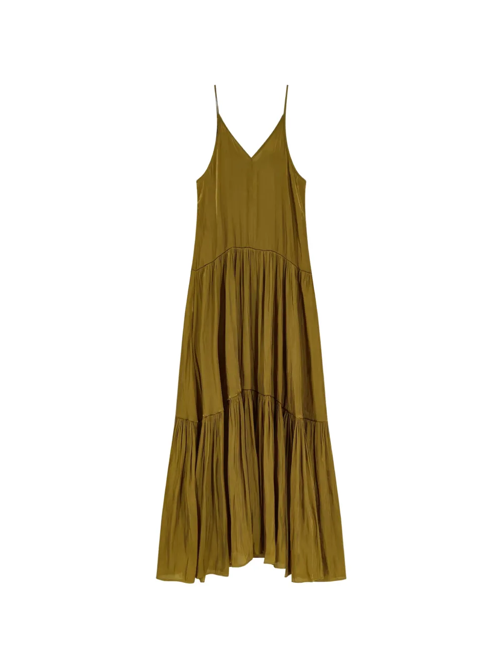 NO-IA ruffled V-neck maxi dress