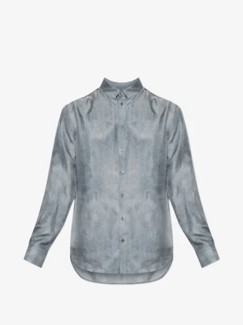 Giorgio Armani camisa de seda con botones