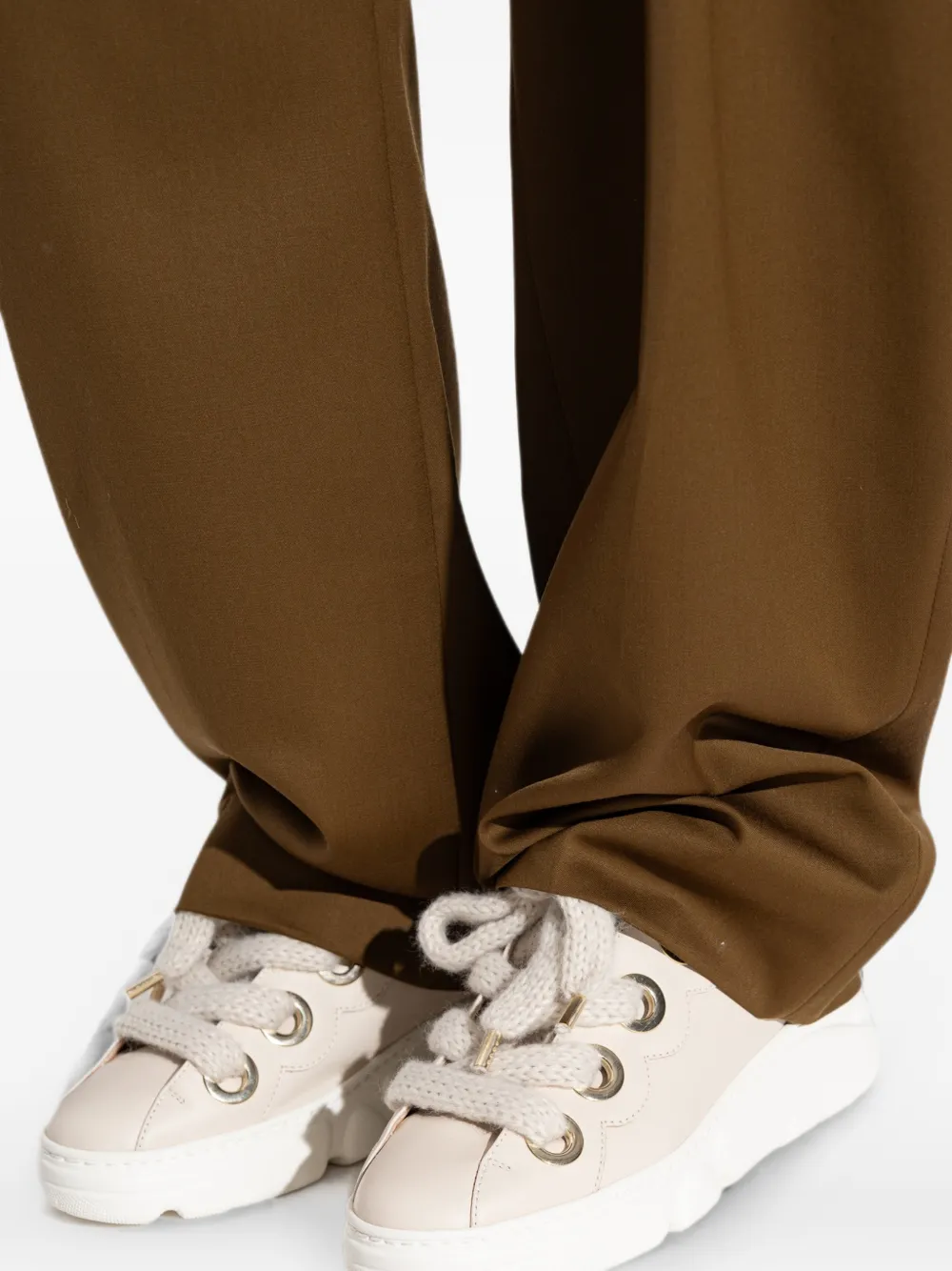 AGL Soft Bubble leather sneakers Beige