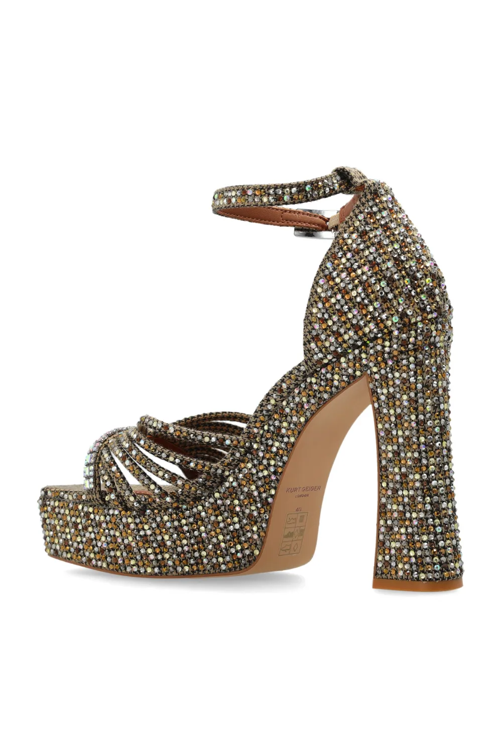Kurt Geiger London crystal strap platform sandals Bruin