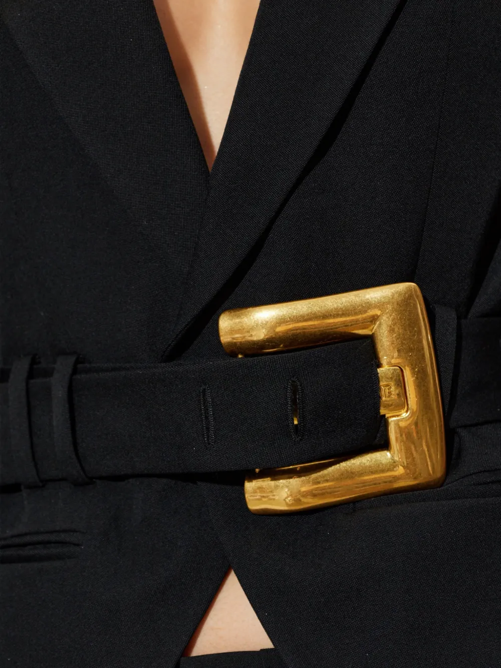 Balmain Wollen blazer Zwart