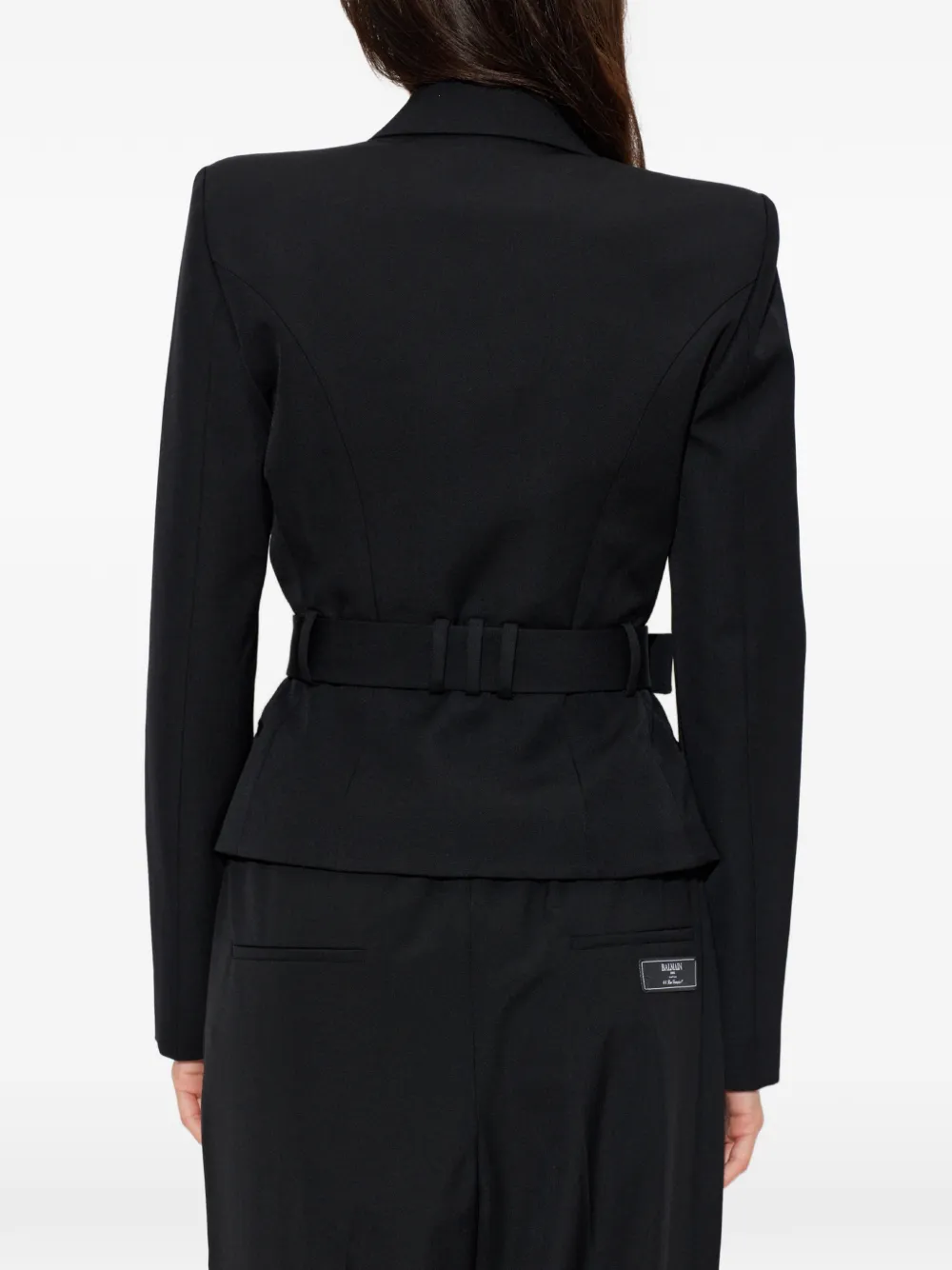 Balmain Wollen blazer Zwart