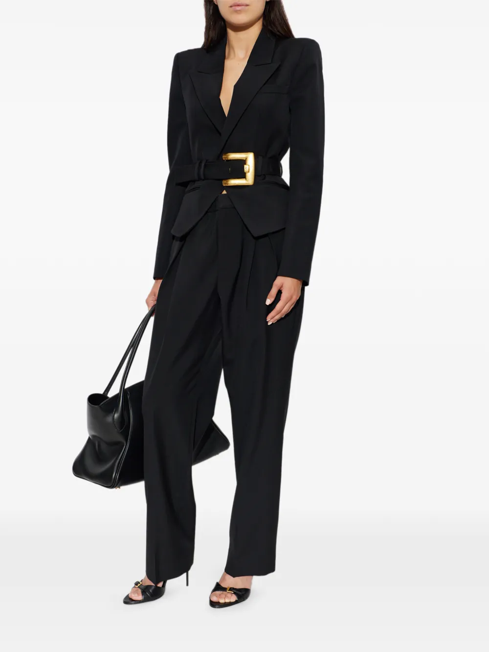 Balmain Wollen blazer Zwart