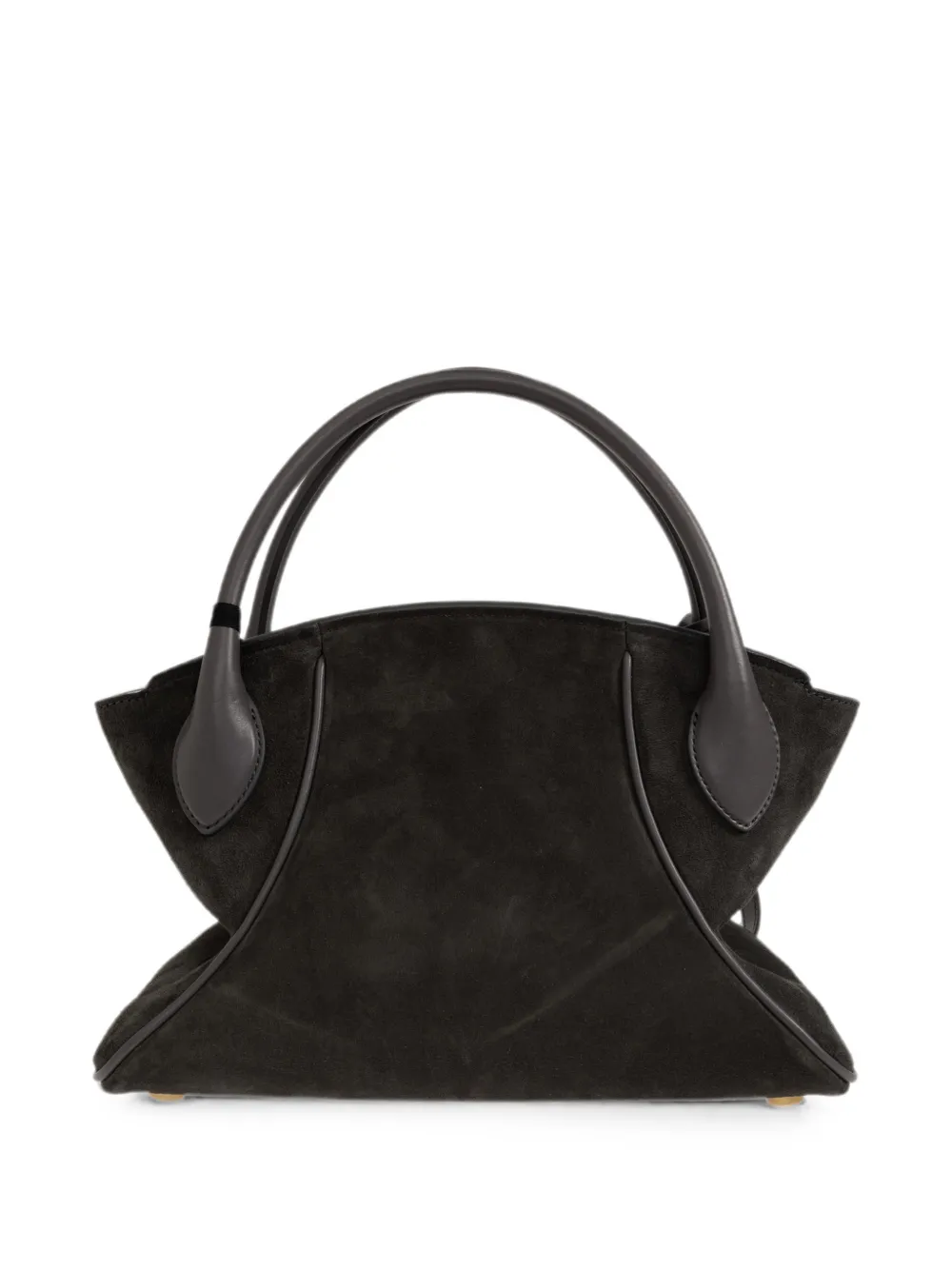 Balmain Kleine Pulse Day suède shopper Zwart