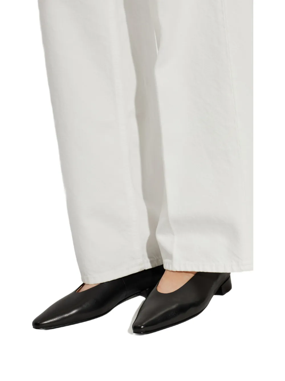 Furla Dora pointed-toe ballet flats Zwart