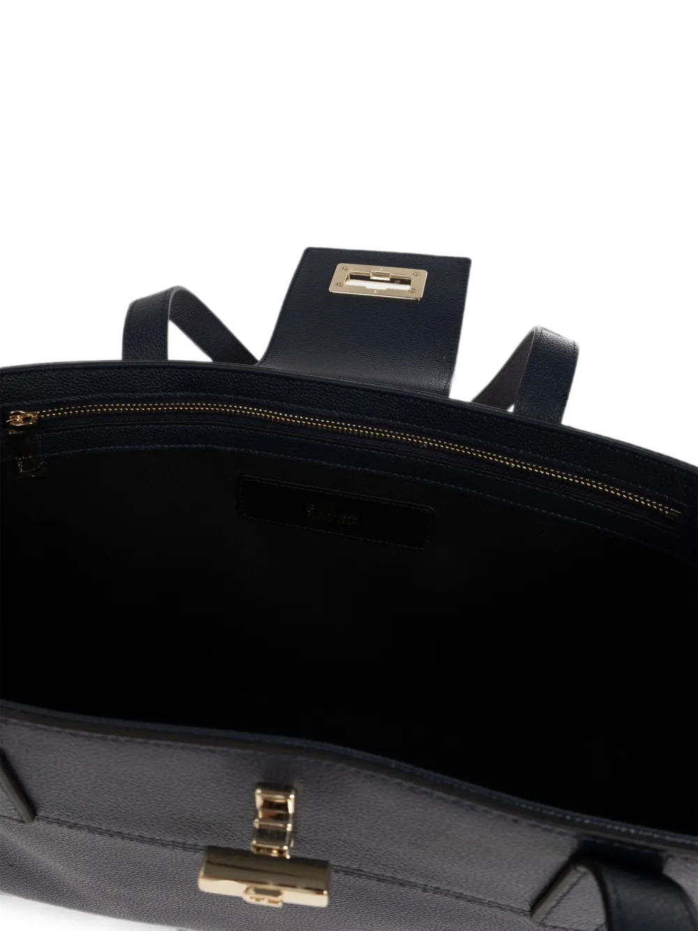 Furla Grote Amelia leren schoudertas Blauw