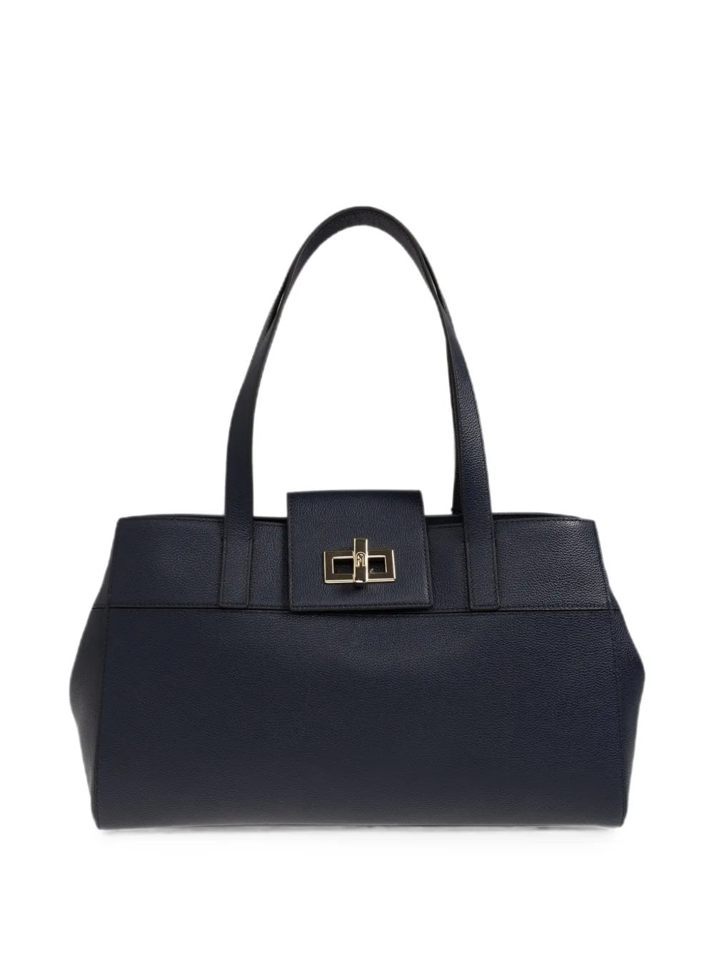Furla large Amelia leather shoulder bag - Blu