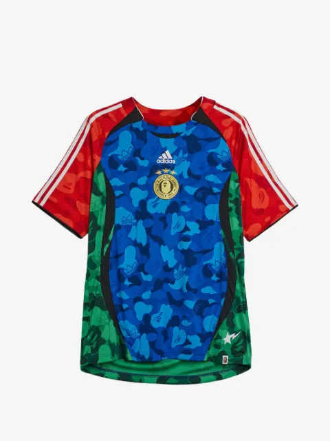 adidas x Bape Teamgeist camouflage-print T-shirt