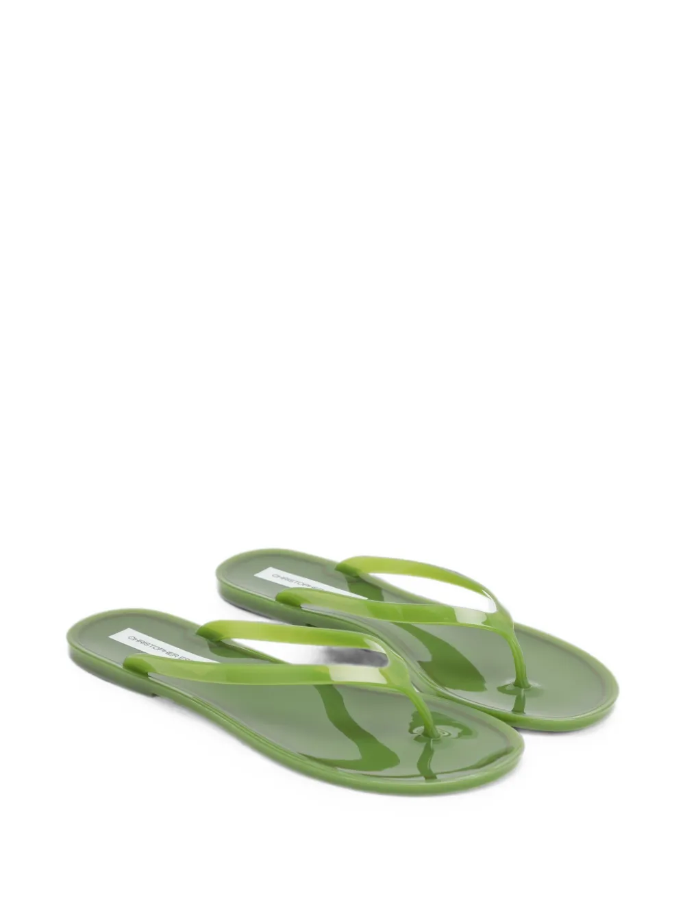 Christopher Esber Jo teenslippers met textuur Groen