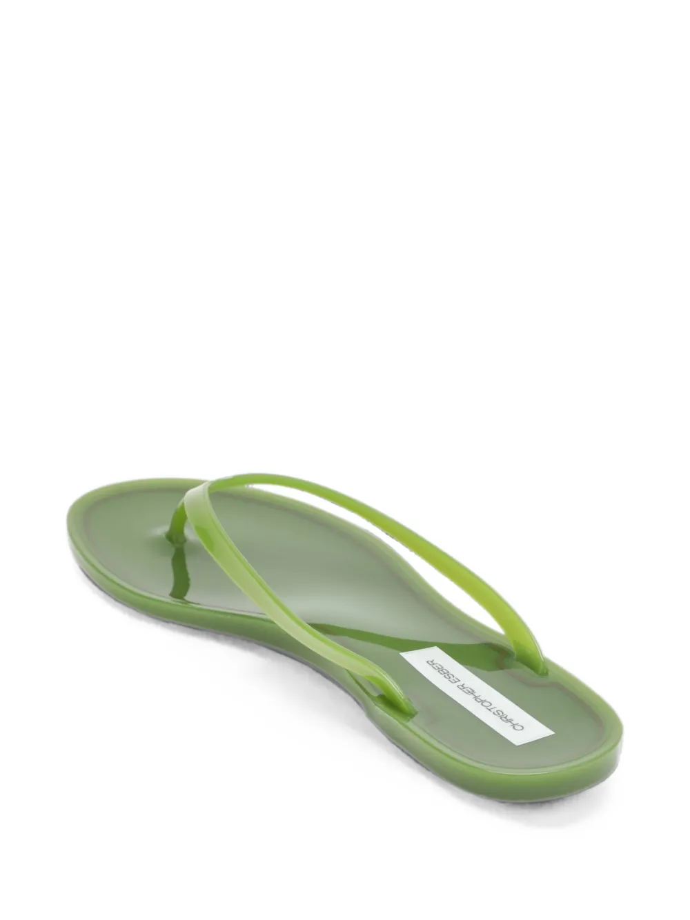 Christopher Esber Jo teenslippers met textuur Groen