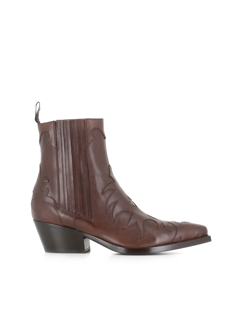 Sartore embroidered leather ankle boots Bruin