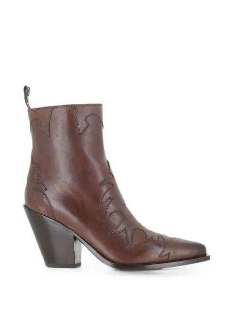 Sartore western-style leather ankle-boots