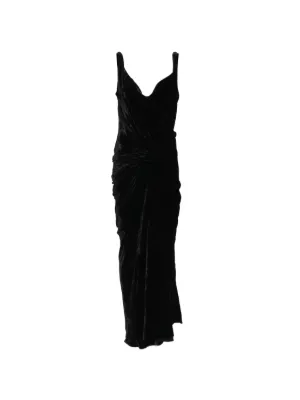 black velvet dress spaghetti strap TOM FORD spaghetti-strap Maxi | while the layered bust global-waist_seam-No Waist Seam The Best Comfortable Dress Taille:XL