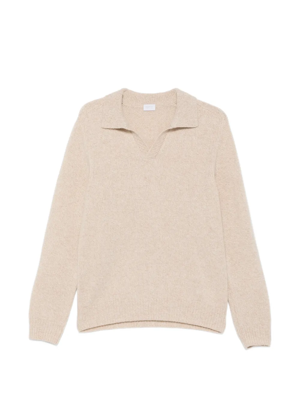 04651 / A TRIP IN A BAG polo-collar sweater